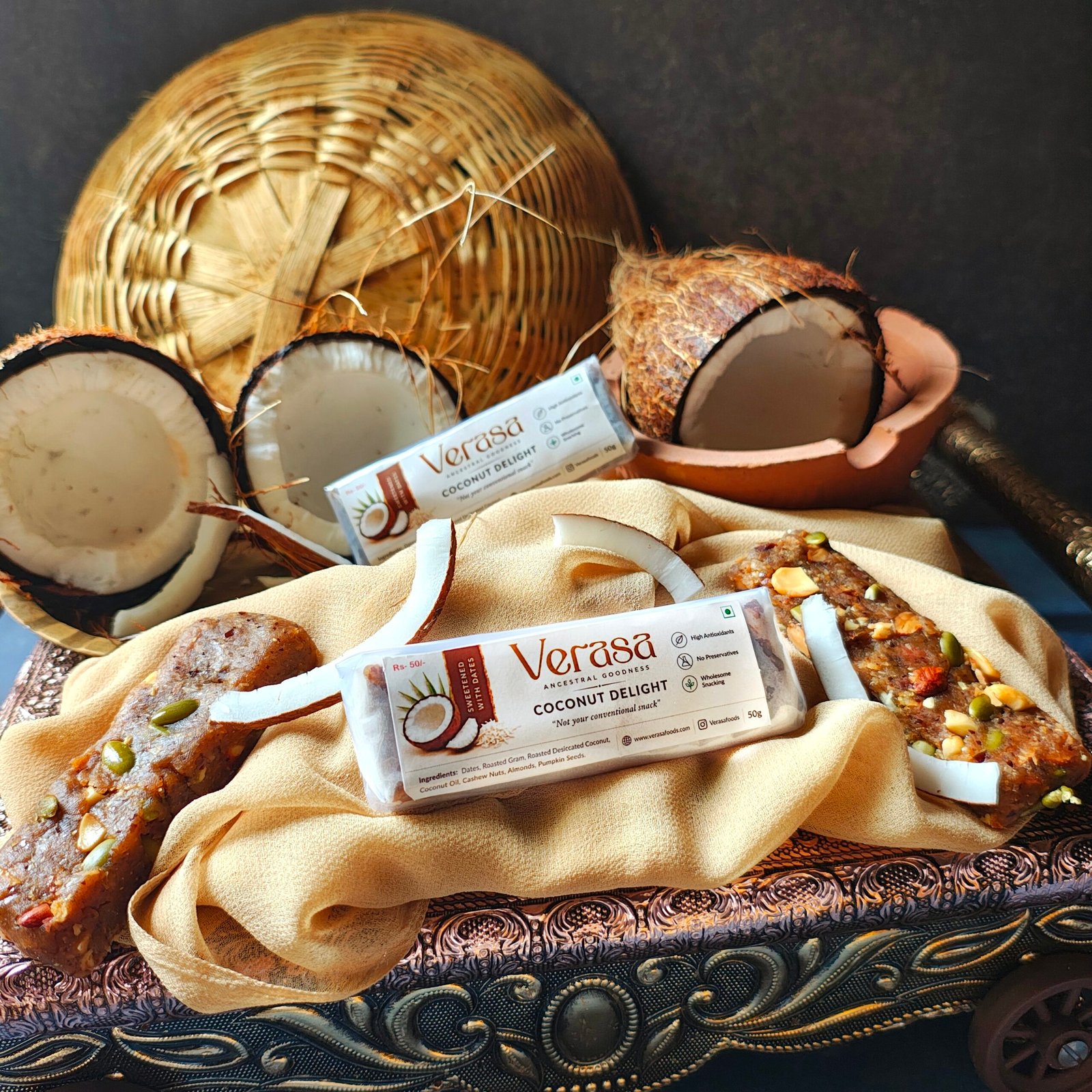 Coconut Energy Bar Coconut chocolate