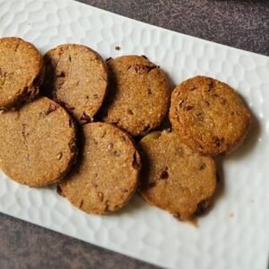 Jowar Cranberry cookies