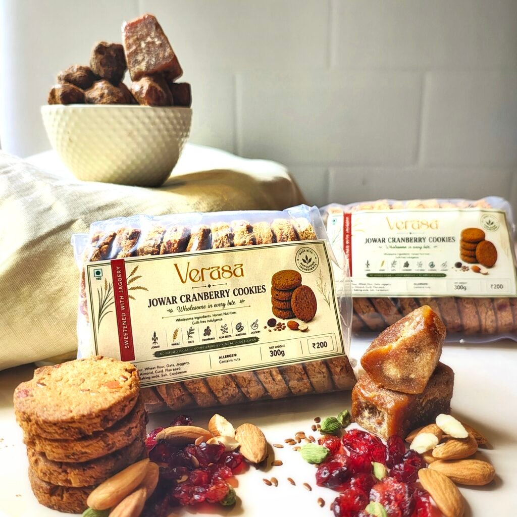 Jowar Cranberry Cookies